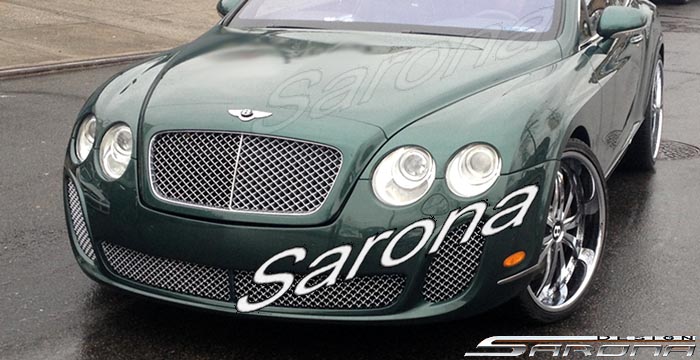 Custom Bentley GT  Coupe Front Bumper (2004 - 2010) - $1790.00 (Part #BT-001-FB)